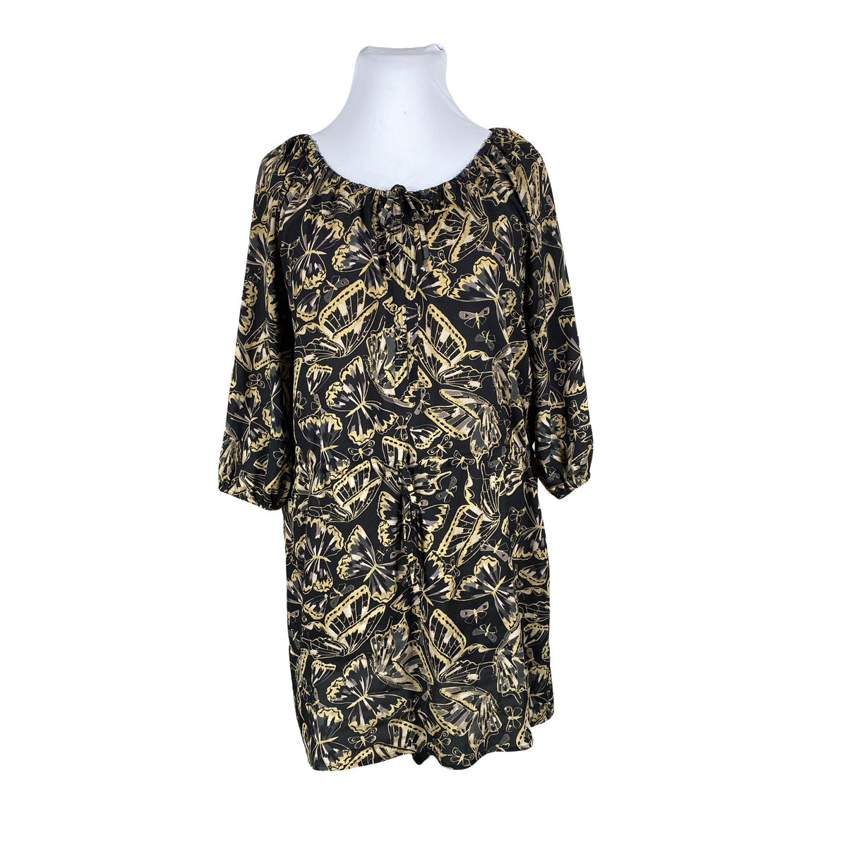 Unisex InWear - Schiffon dress, size 42 - Black (1)