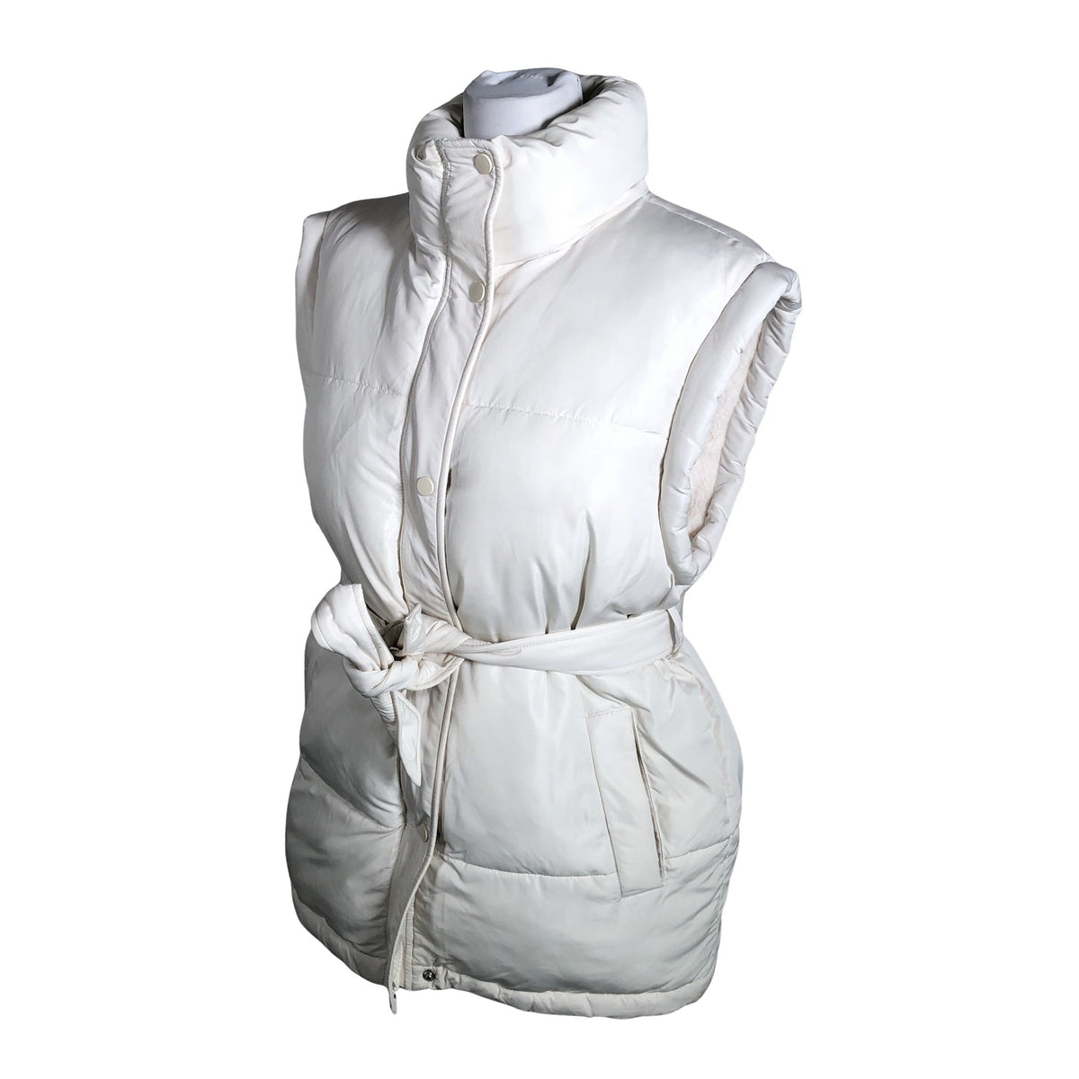 Unisex The Upside - Winter vest, size 34 - Natural white (3)