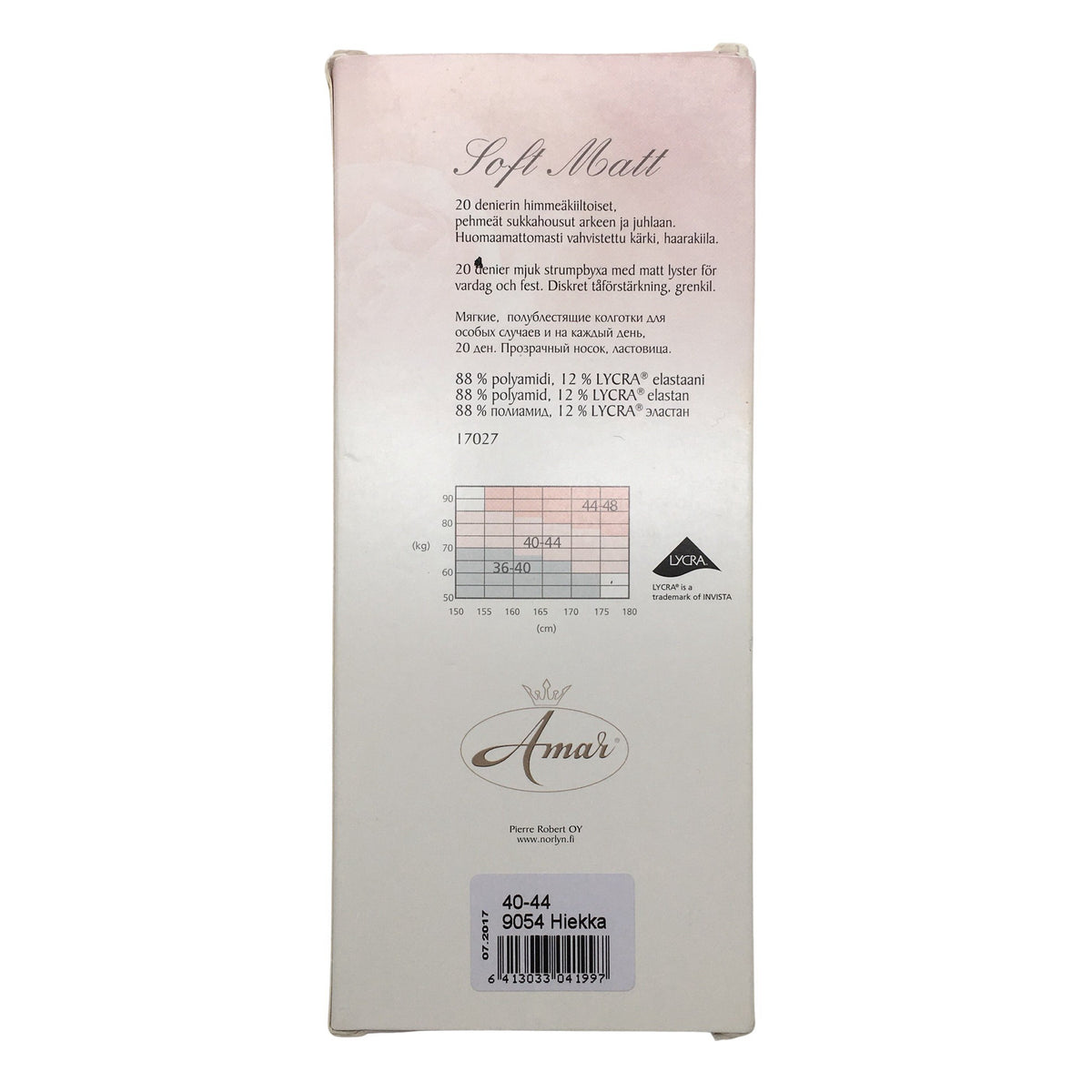 Unisex Amar - Stockings, thin, size 42 - Brown (2)