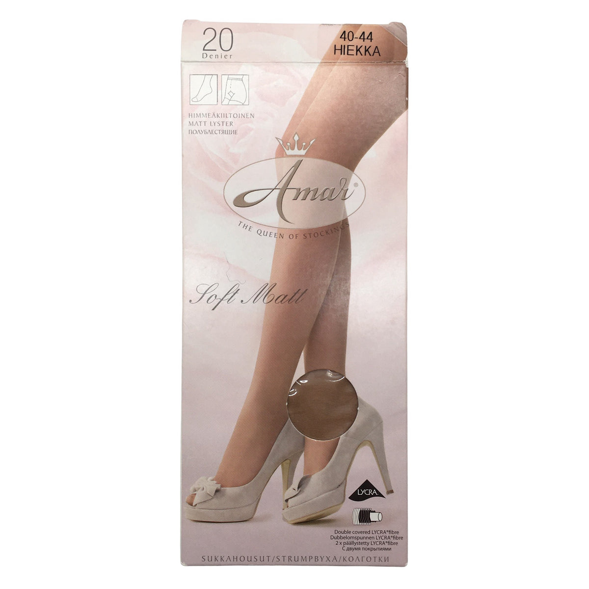 Unisex Amar - Stockings, thin, size 42 - Brown (1)