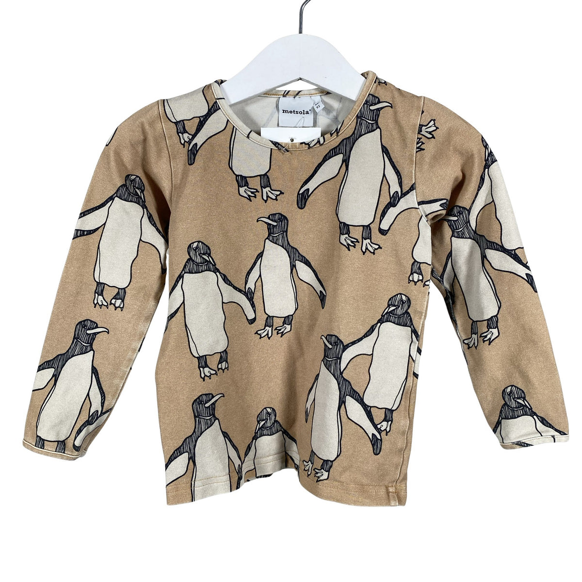 Unisex Metsola - Thermal shirt, size 86 - 92 - Brown (1)