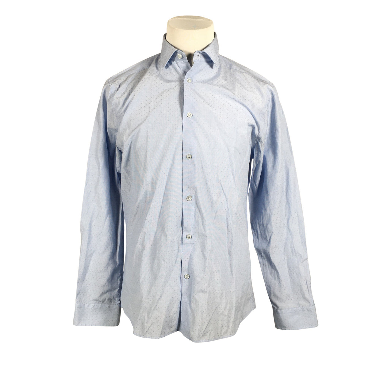 Unisex Mosaic - Collared shirt, size M - Light blue (1)