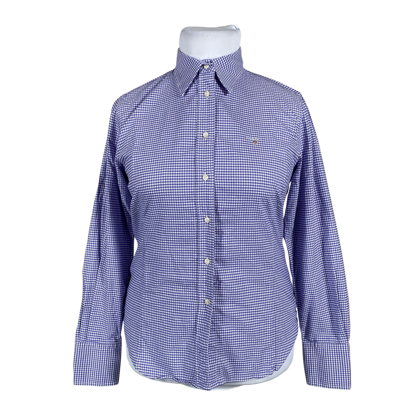 Unisex Gant - Collared shirt, size 42 - Blue (1)
