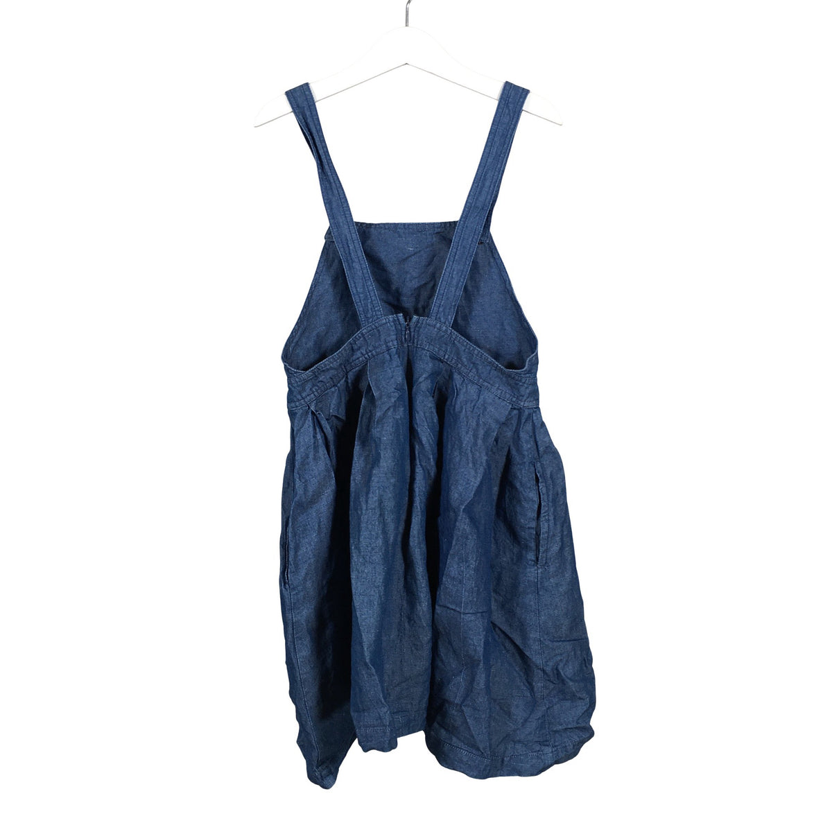 Unisex R-collection - Denim dress, size 122 - 128 - Blue (2)
