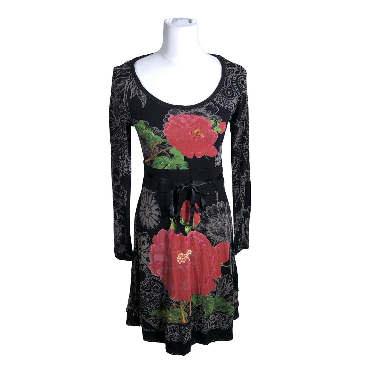 Unisex Desigual - Tricot dress, size 40 - Black (1)