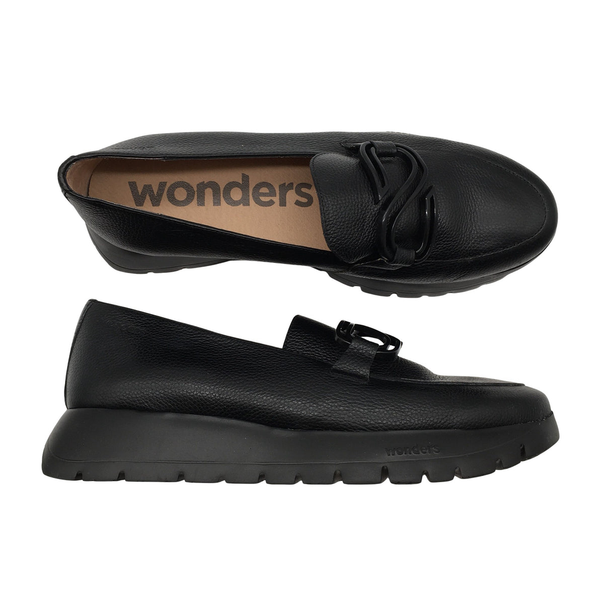 Unisex Wonders - Loafers, size 41 - Black (1)