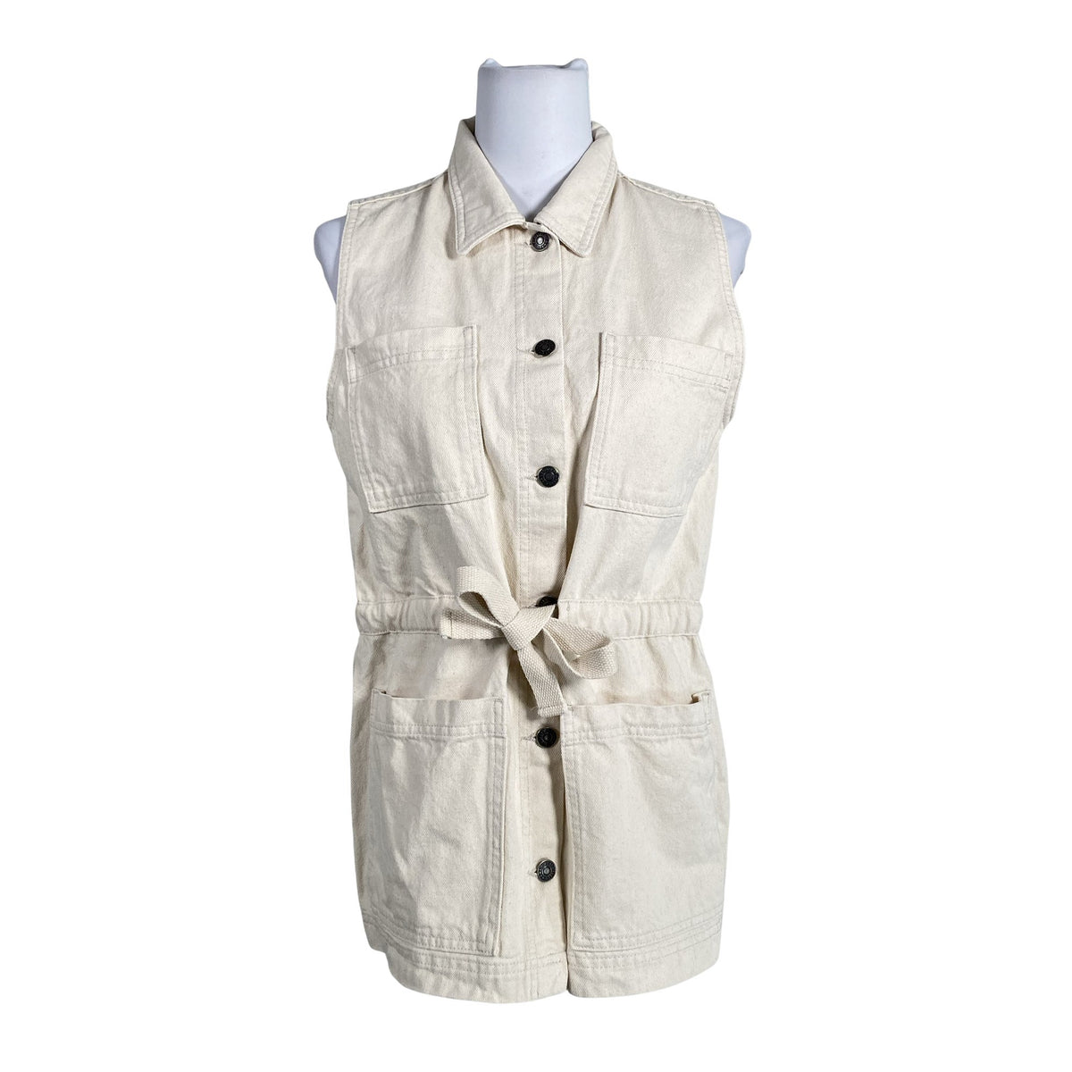 Unisex Nanso - Denim vest, size 38 - Beige (1)