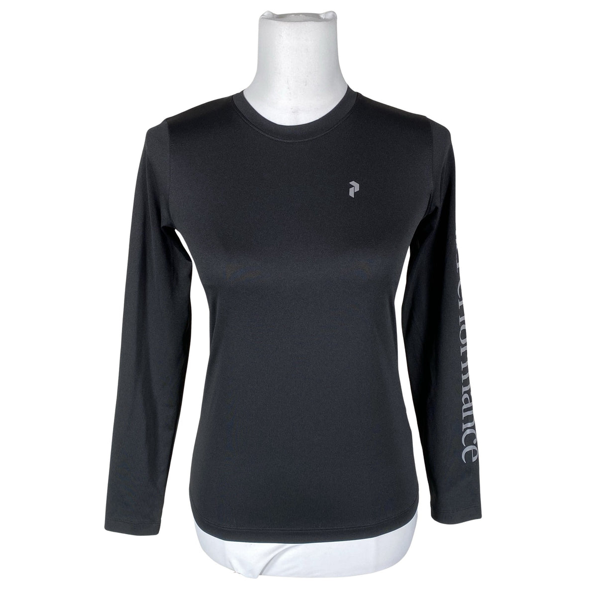 Unisex Peak Performance - Sports shirt, long sleeve, size 34 - Black (1)