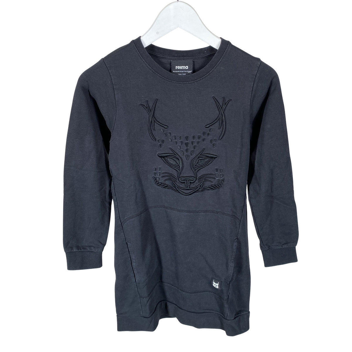 Unisex Reima - Sweatshirt dress, size 146 - 152 - Black (1)