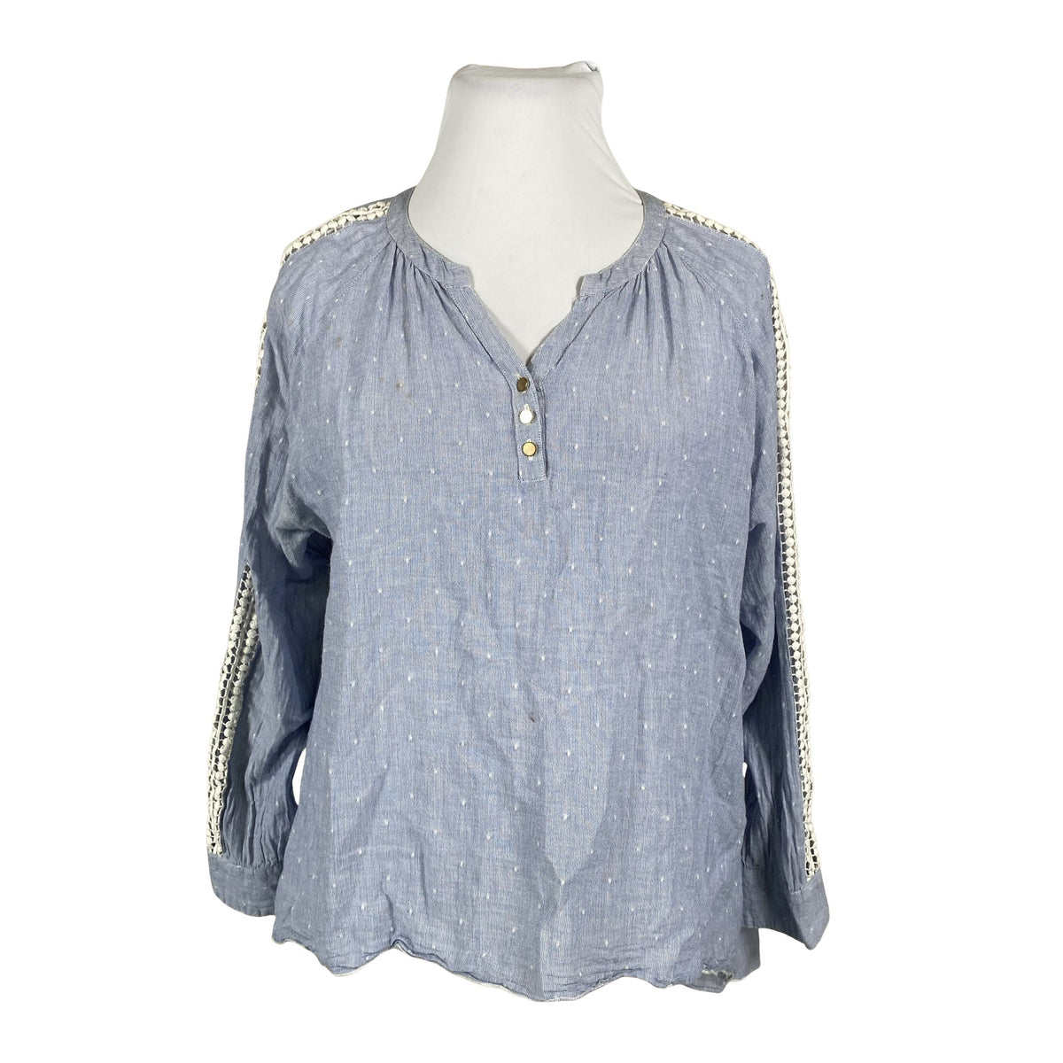 Unisex Culture - Blouse, size 42 - Light blue (1)
