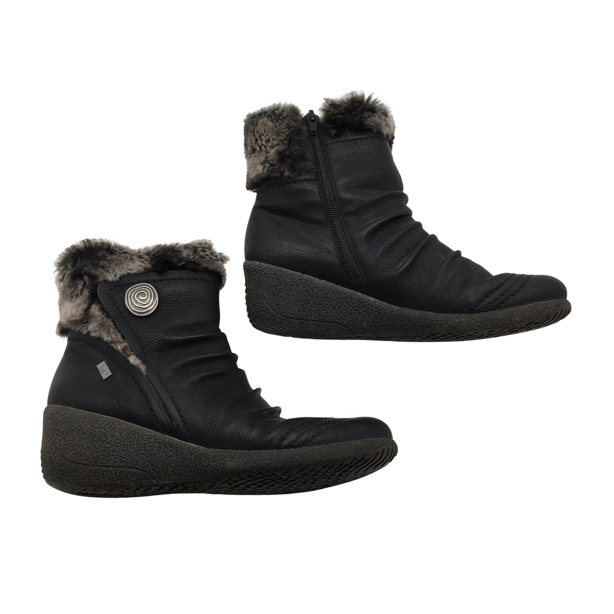 Unisex Rieker - Winter shoes, size 38 - Black (1)