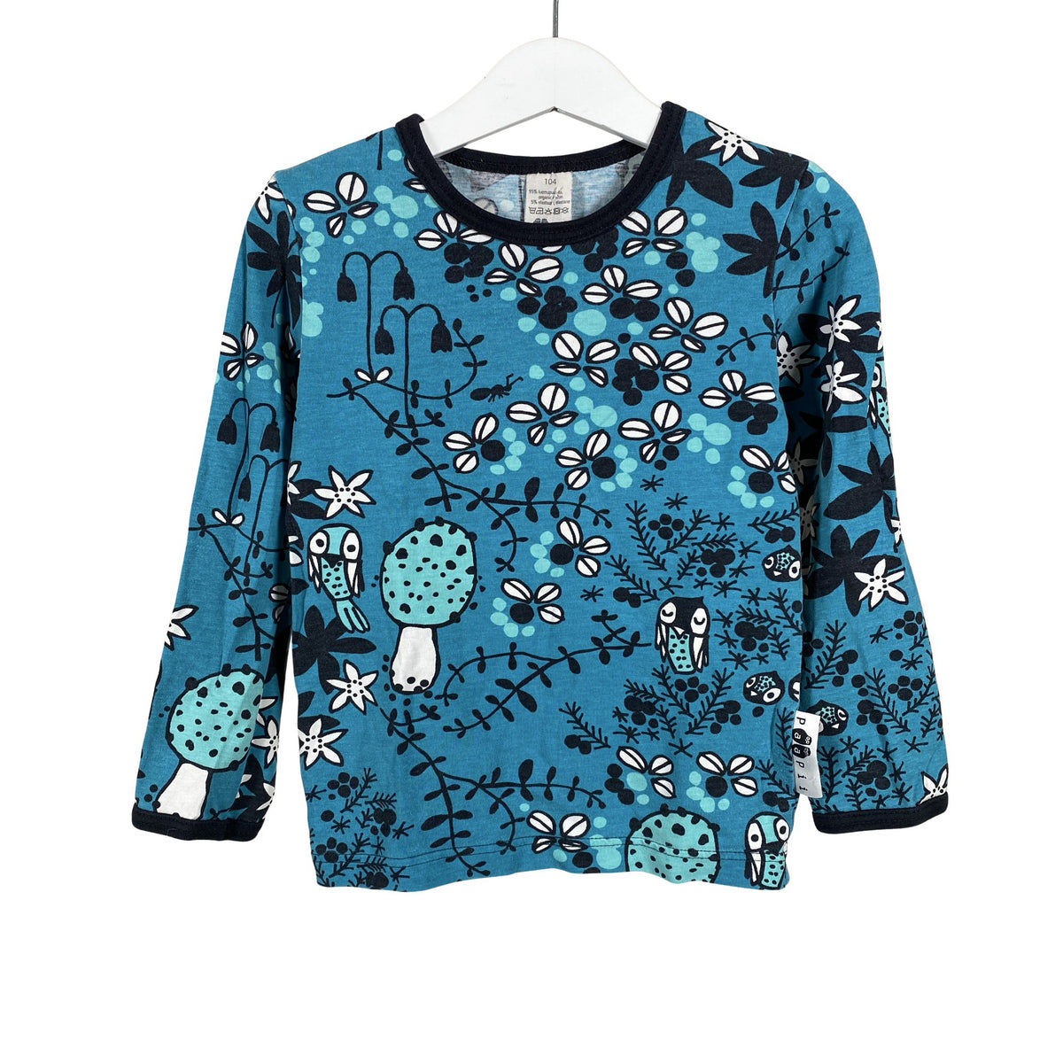 Unisex PaaPii - Tricot shirt, size 98 - 104 - Blue (1)