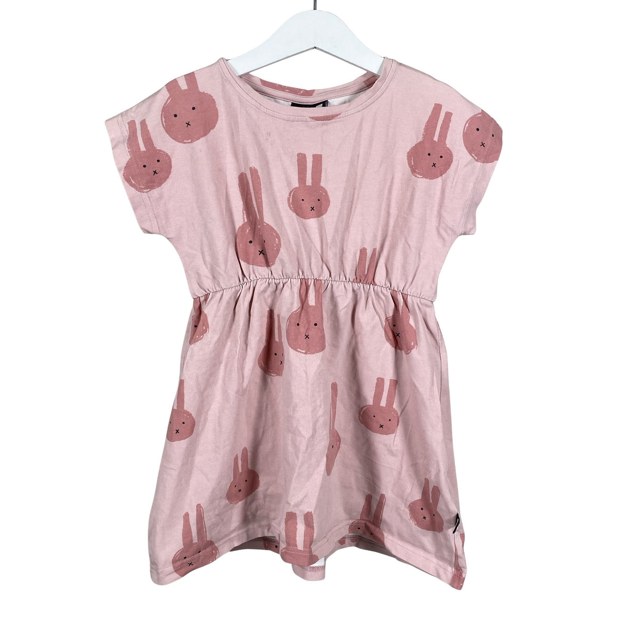 Unisex Papu - Tricot dress, size 98 - 104 - Light pink (1)