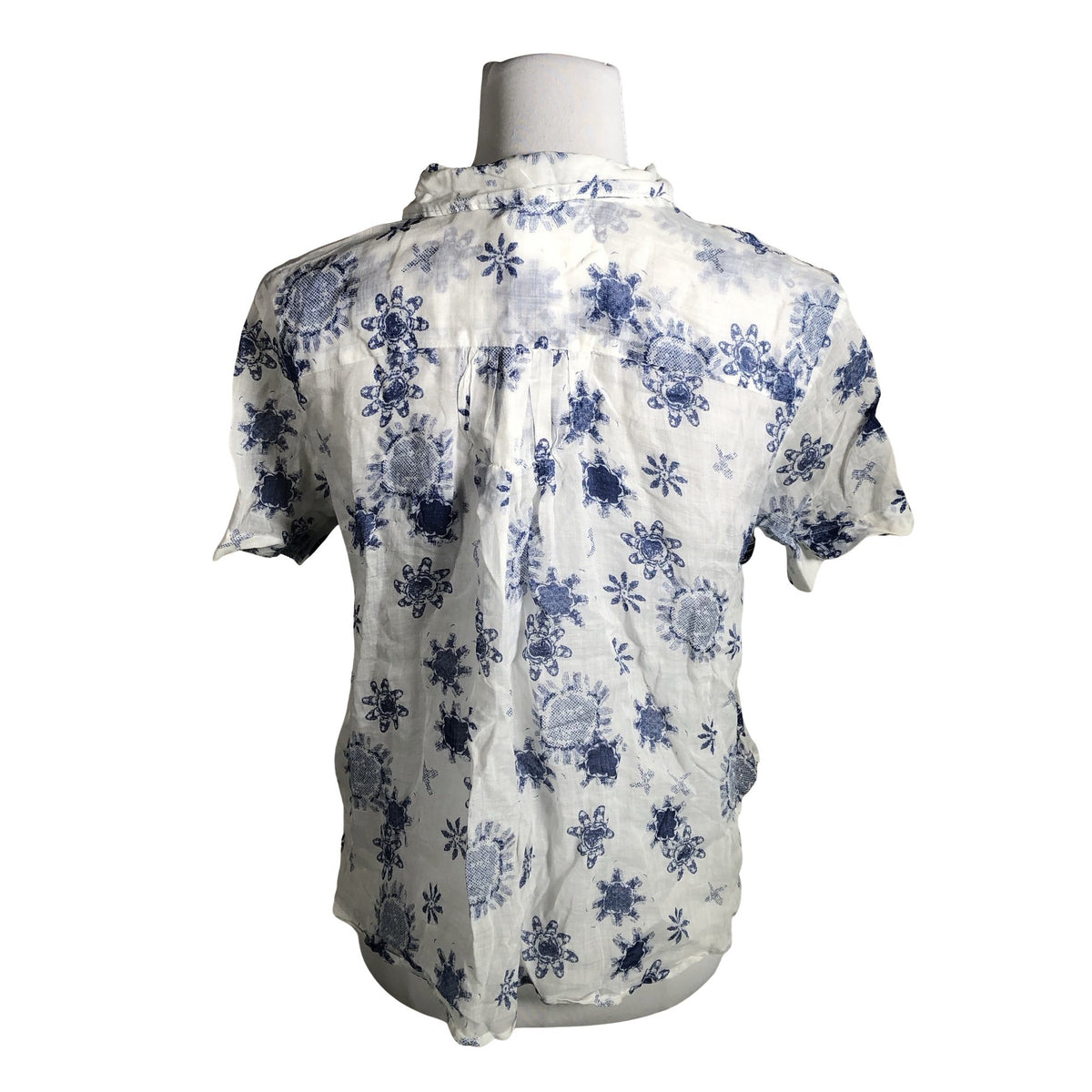 Unisex Le Jean De Marithe + Francois Girbaud - Short-sleeved blouse, size 40 - Blue (2)