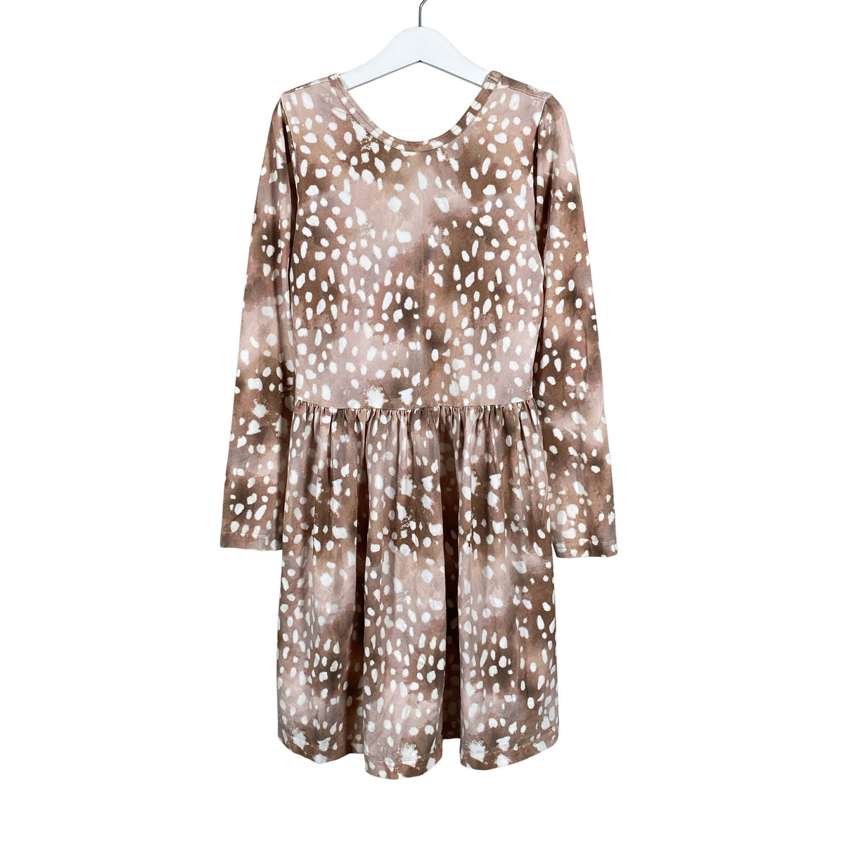 Unisex Kaiko - Tricot dress, size 146 - 152 - Brown (1)