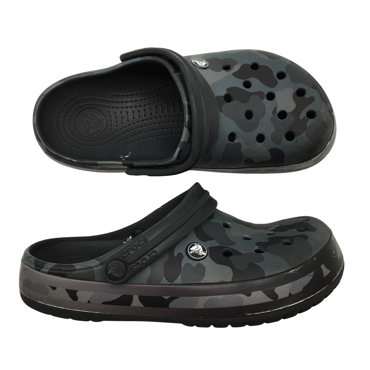 Unisex Crocs - Slip-on shoes, size 39 - Gray (1)