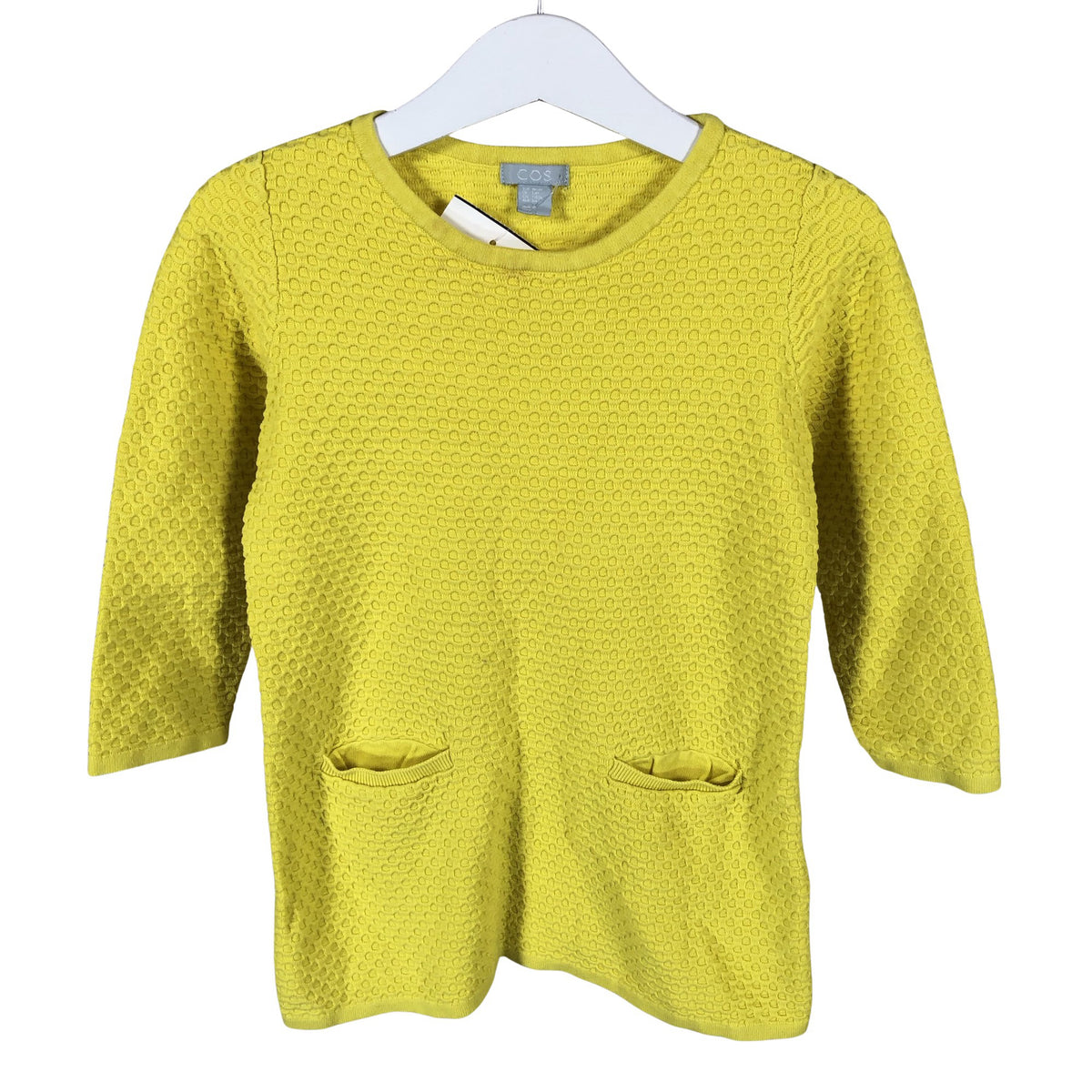 Unisex COS - Knit dress, size 98 - 104 - Yellow (1)