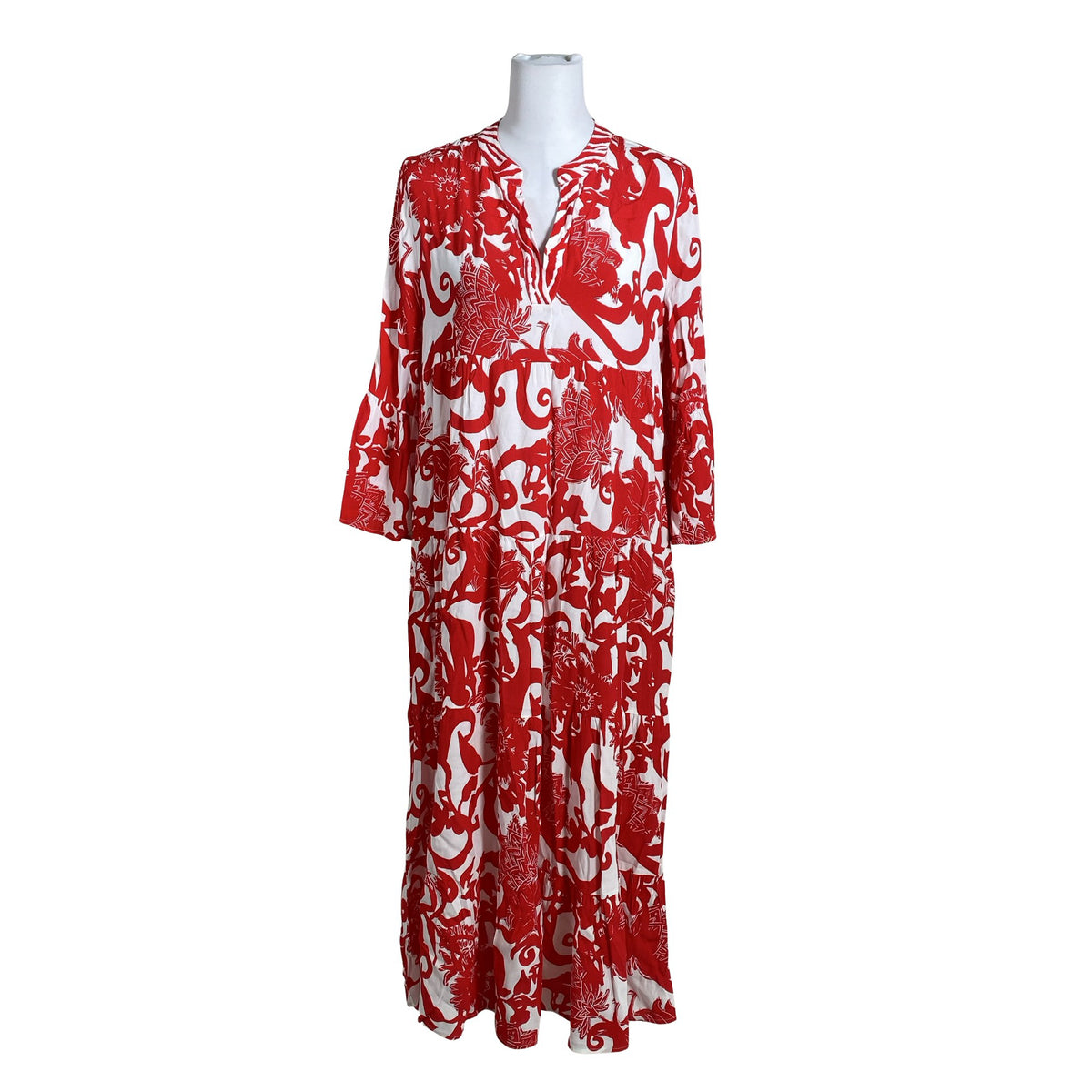 Unisex LIEBLINGSSTÜCK - Schiffon dress, size 36 - Red (1)