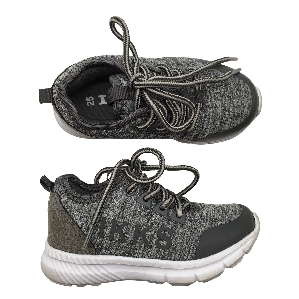 Unisex IKKS - Casual sneakers, size 25 - Gray (1)