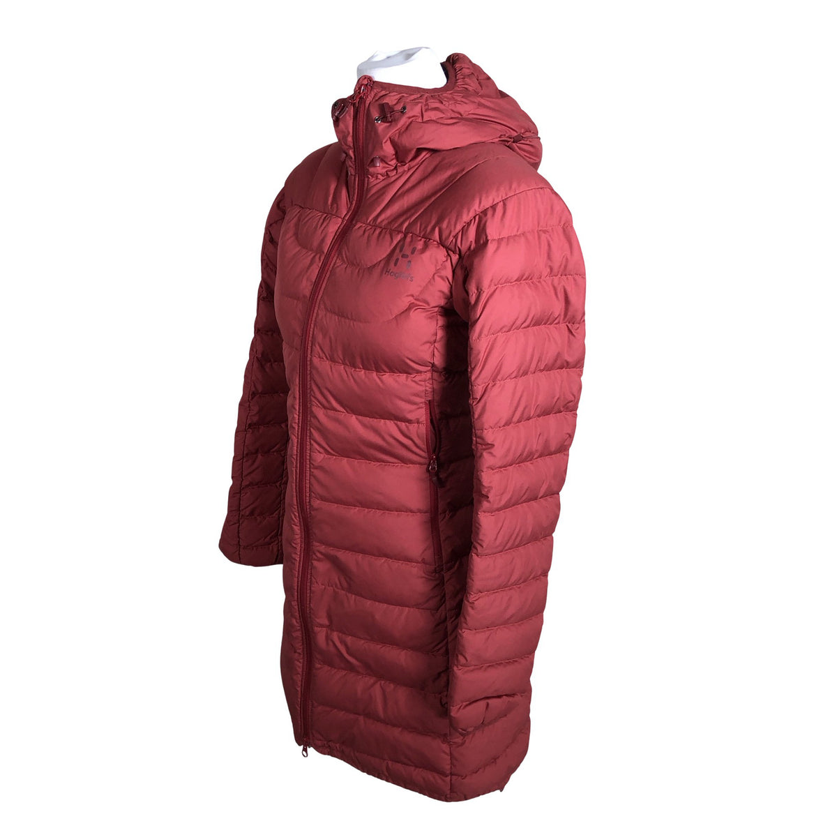 Unisex Haglöfs - Light down jacket, size 36 - Wine red (3)