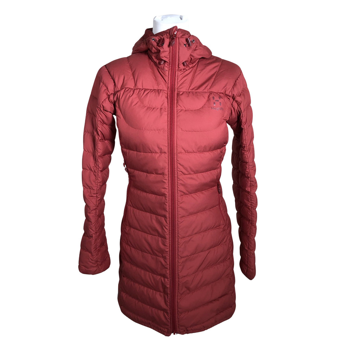 Unisex Haglöfs - Light down jacket, size 36 - Wine red (1)