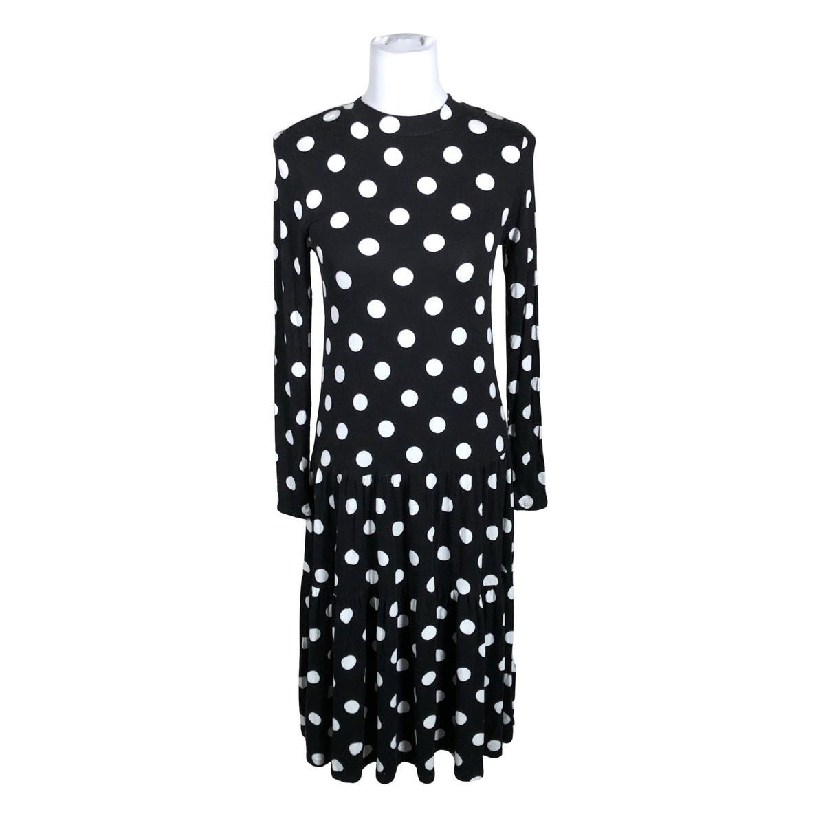 Unisex Lindex - Tricot dress, size 34 - Black (1)