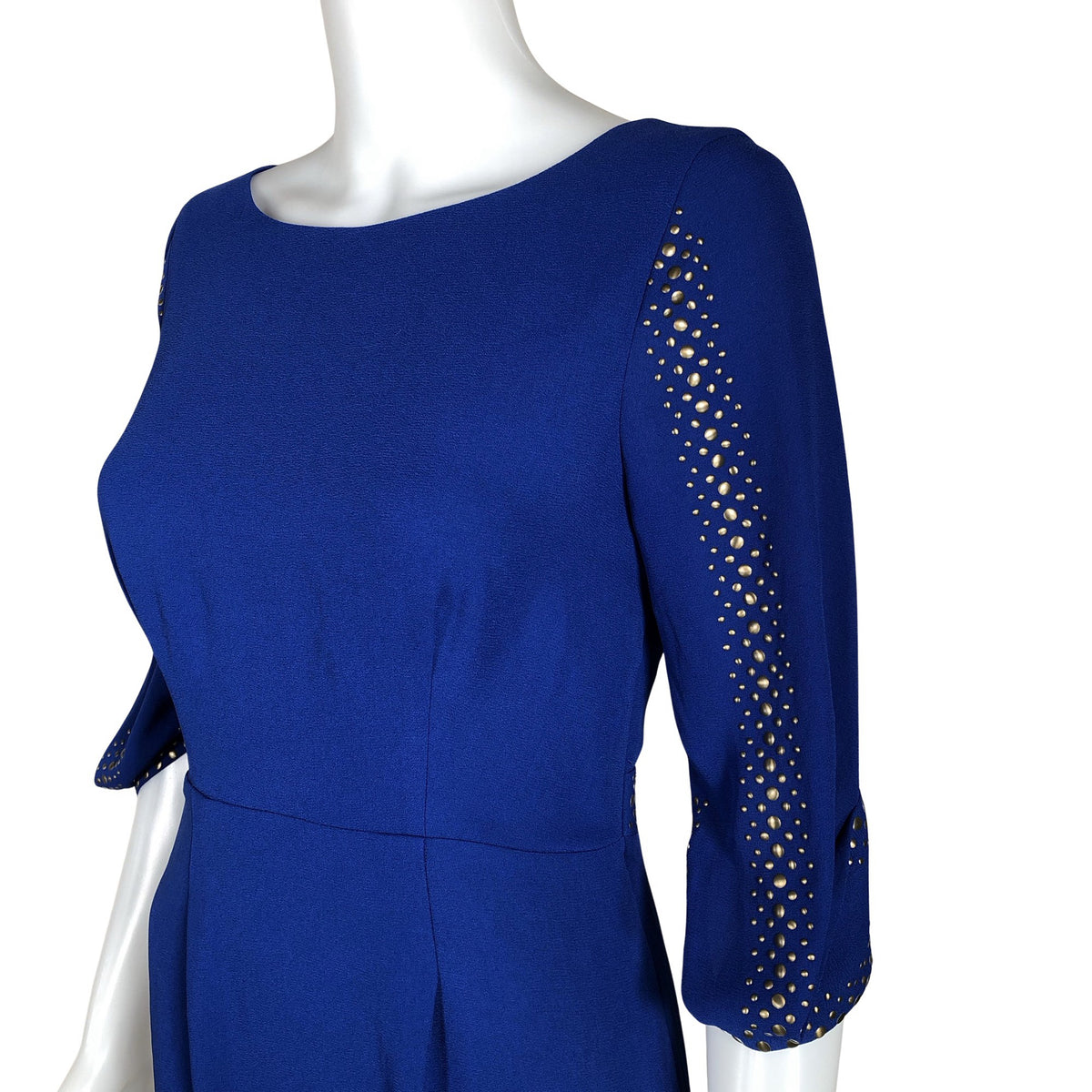 Unisex BCBG Maxazria - Schiffon dress, size 34 - Blue (3)