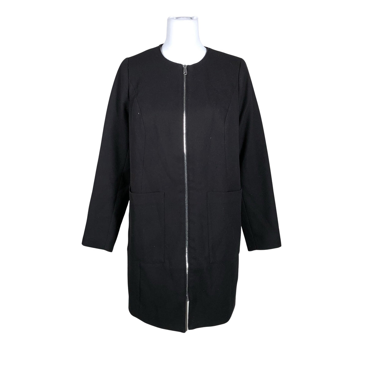 Unisex H&M Mama - Wool coat, size 38 - Black (1)