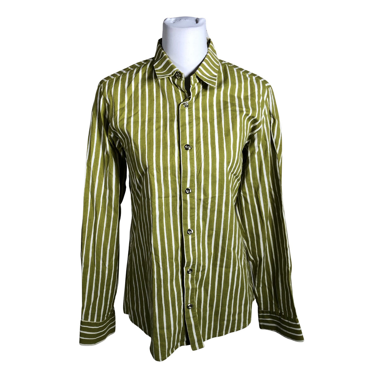 Unisex Marimekko - Collared shirt, size 38 - Green (1)