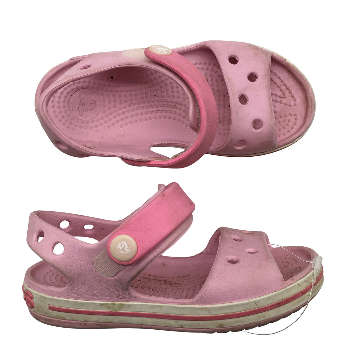 Unisex Crocs - Sandals, size 25 - Light pink (1)