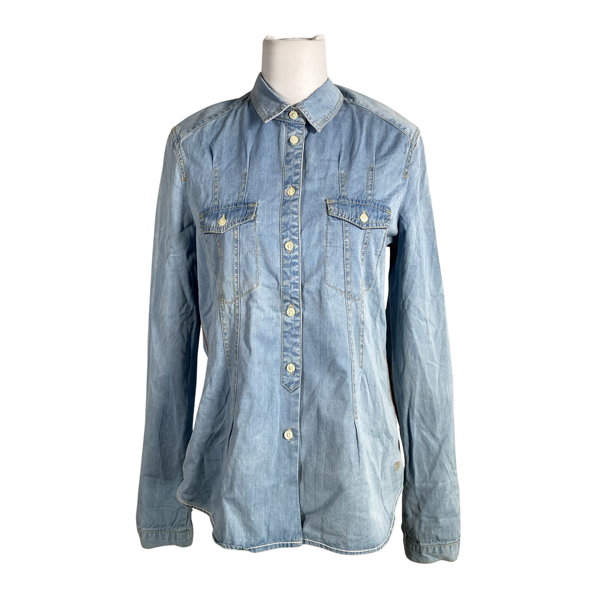 Unisex Cottonfield - Denim shirt, size 40 - Light blue (1)