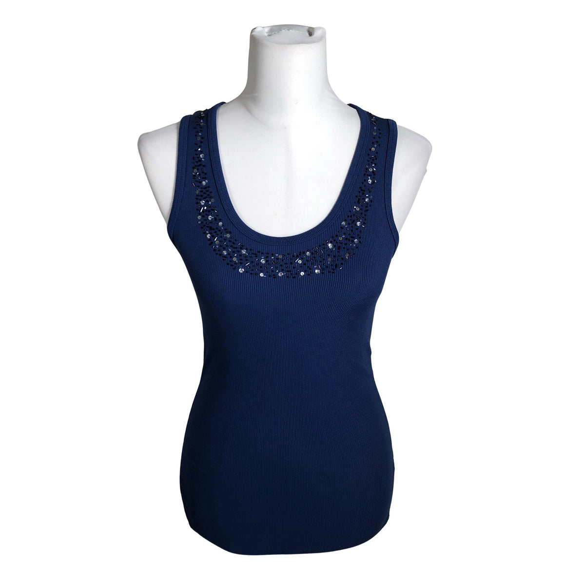 Unisex InWear - Tricot tank top, size 38 - Blue (1)