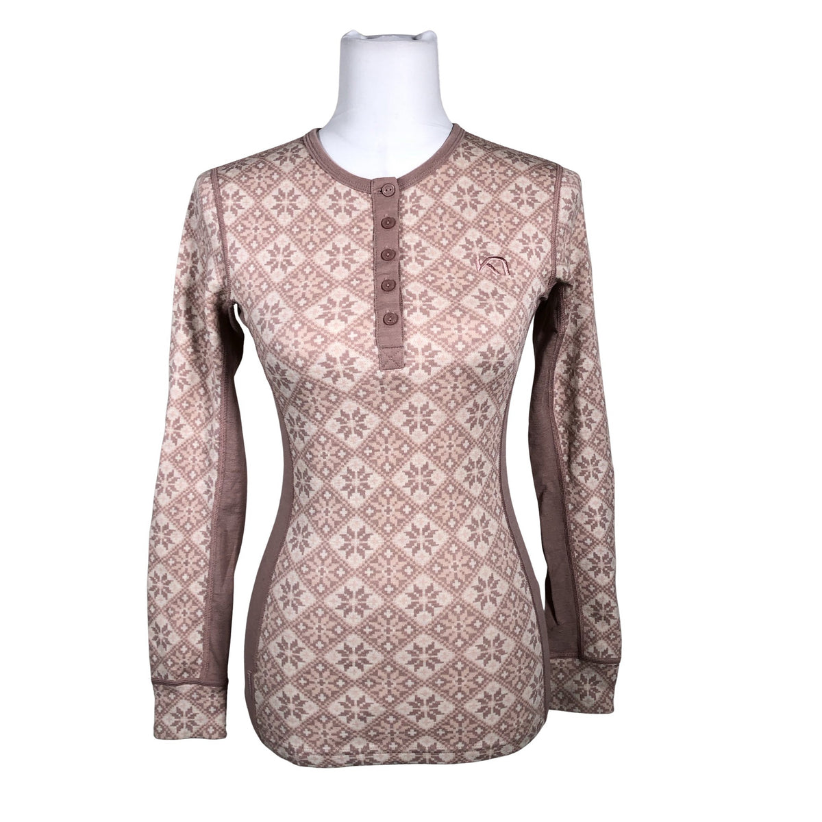 Unisex Kari Traa - Thermal shirt, size 36 - Light pink (1)