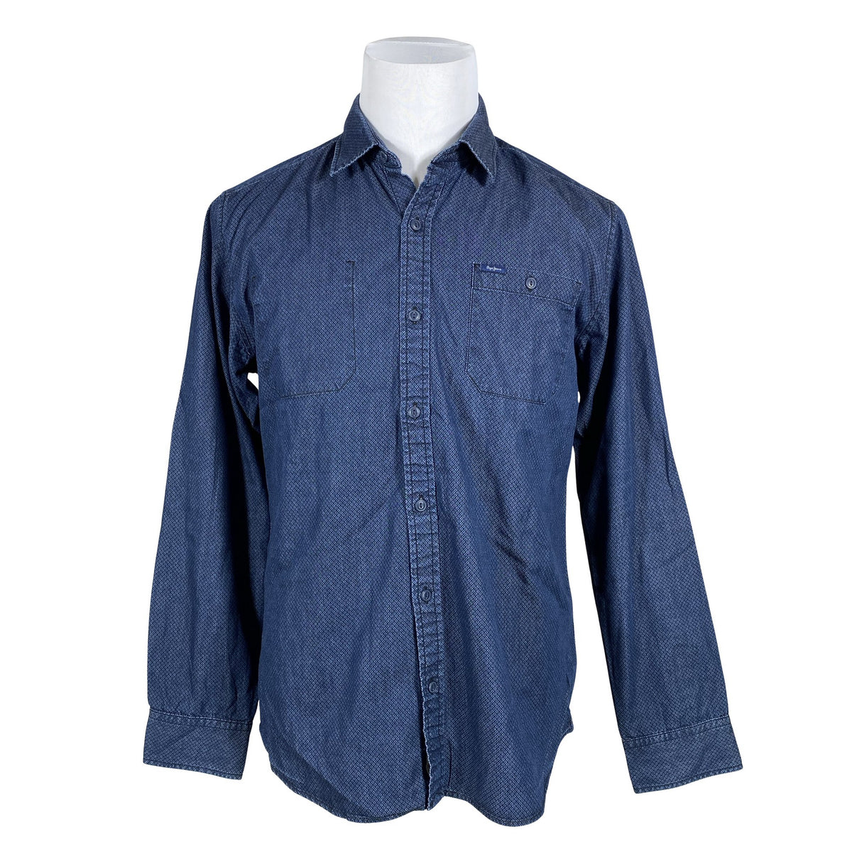Unisex Pepe Jeans - Collared shirt, size L - Blue (1)