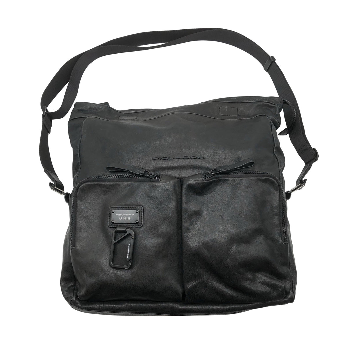 Unisex Piquadro - Shoulder bag, size Maxi - Black (1)