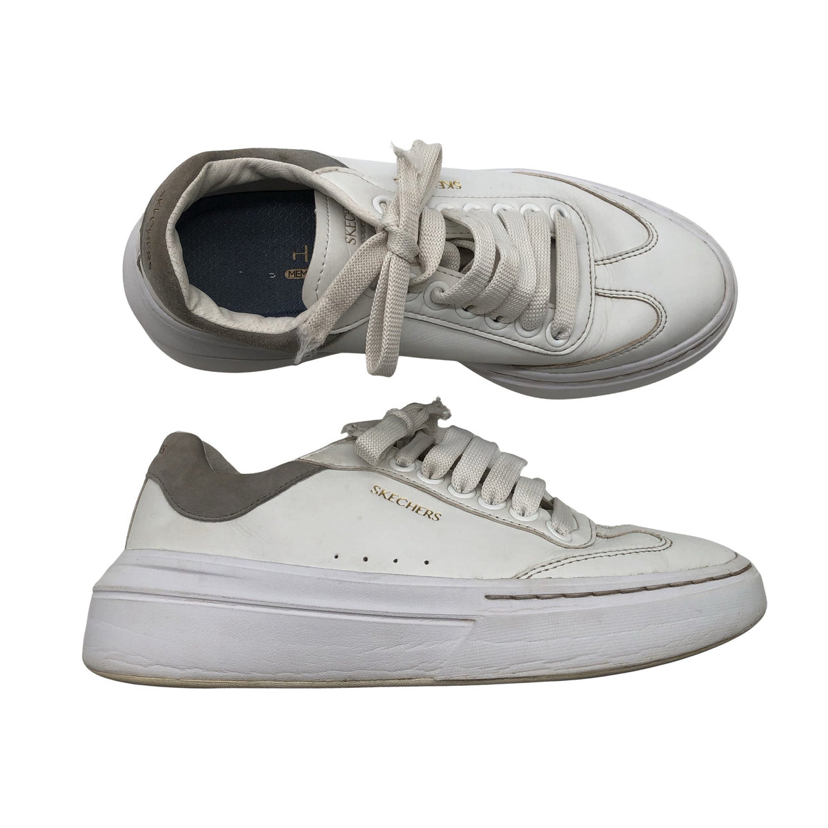 Unisex Skechers - Casual sneakers, size 36 - White (1)