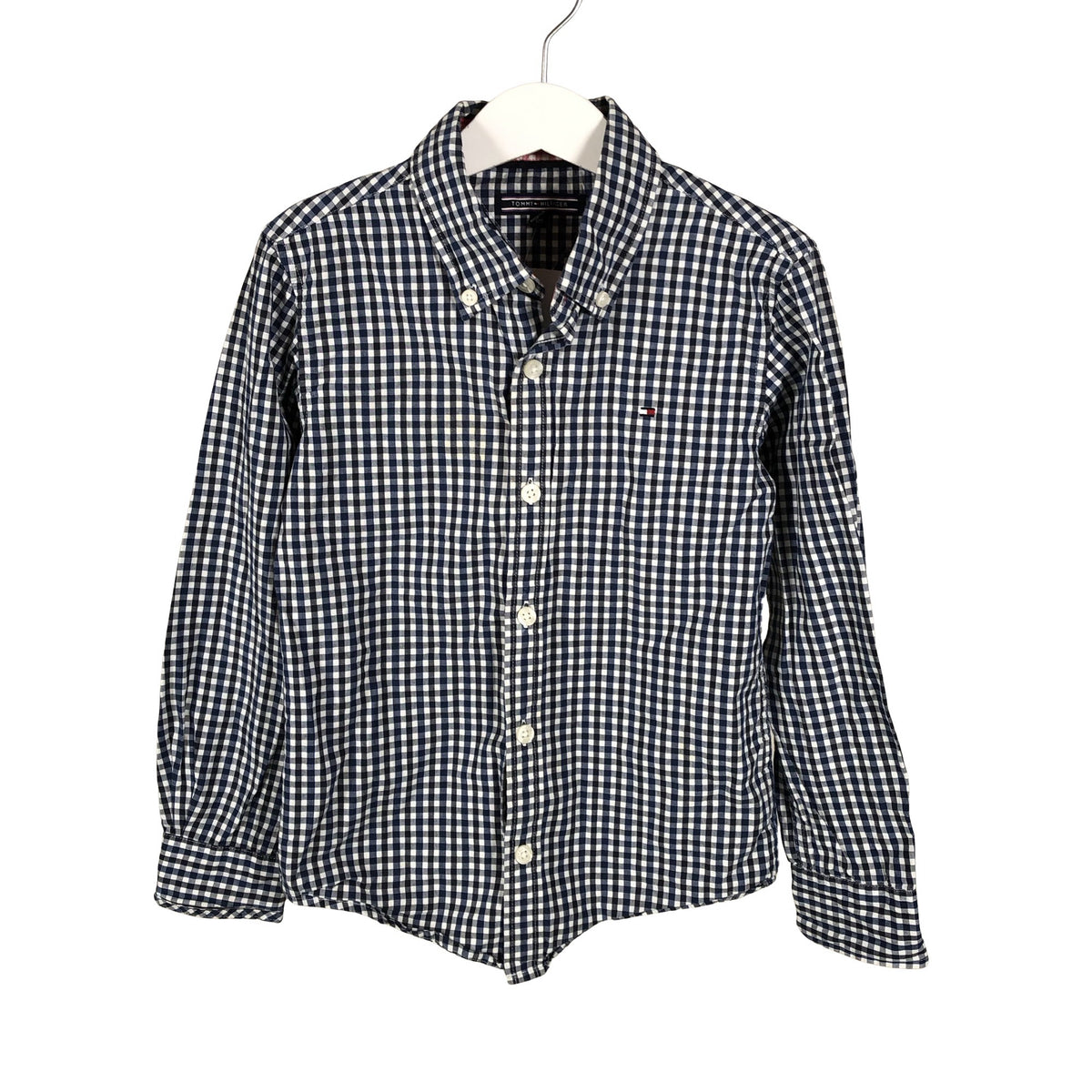 Unisex Tommy Hilfiger - Collared shirt, size 122 - 128 - Blue (1)