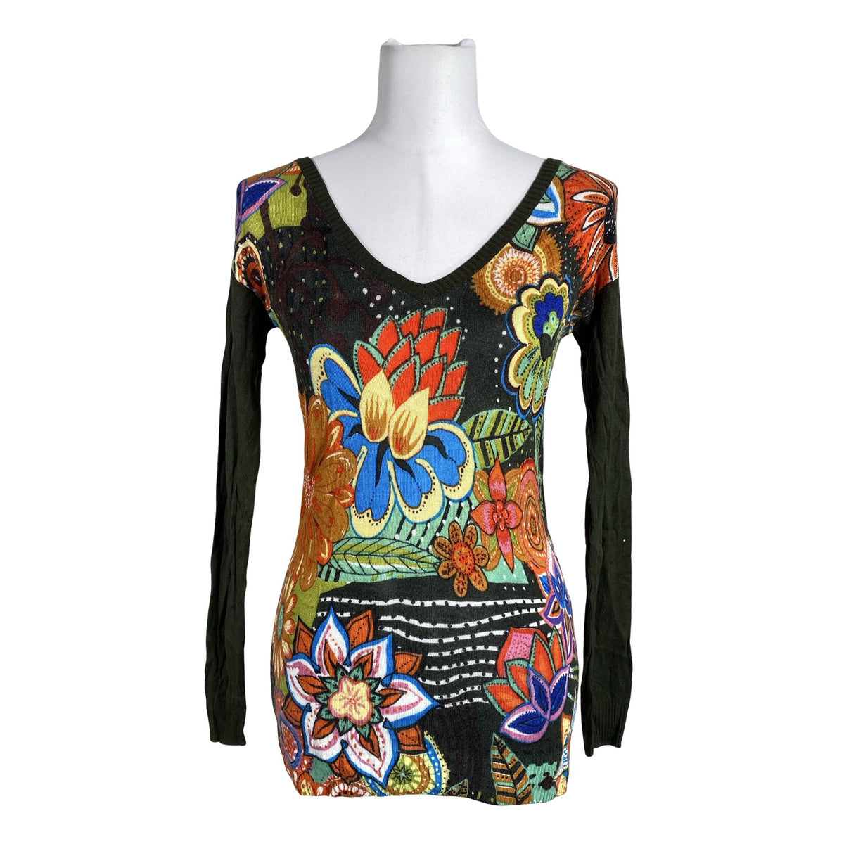 Unisex Desigual - Sweater, size 36 - Green (1)
