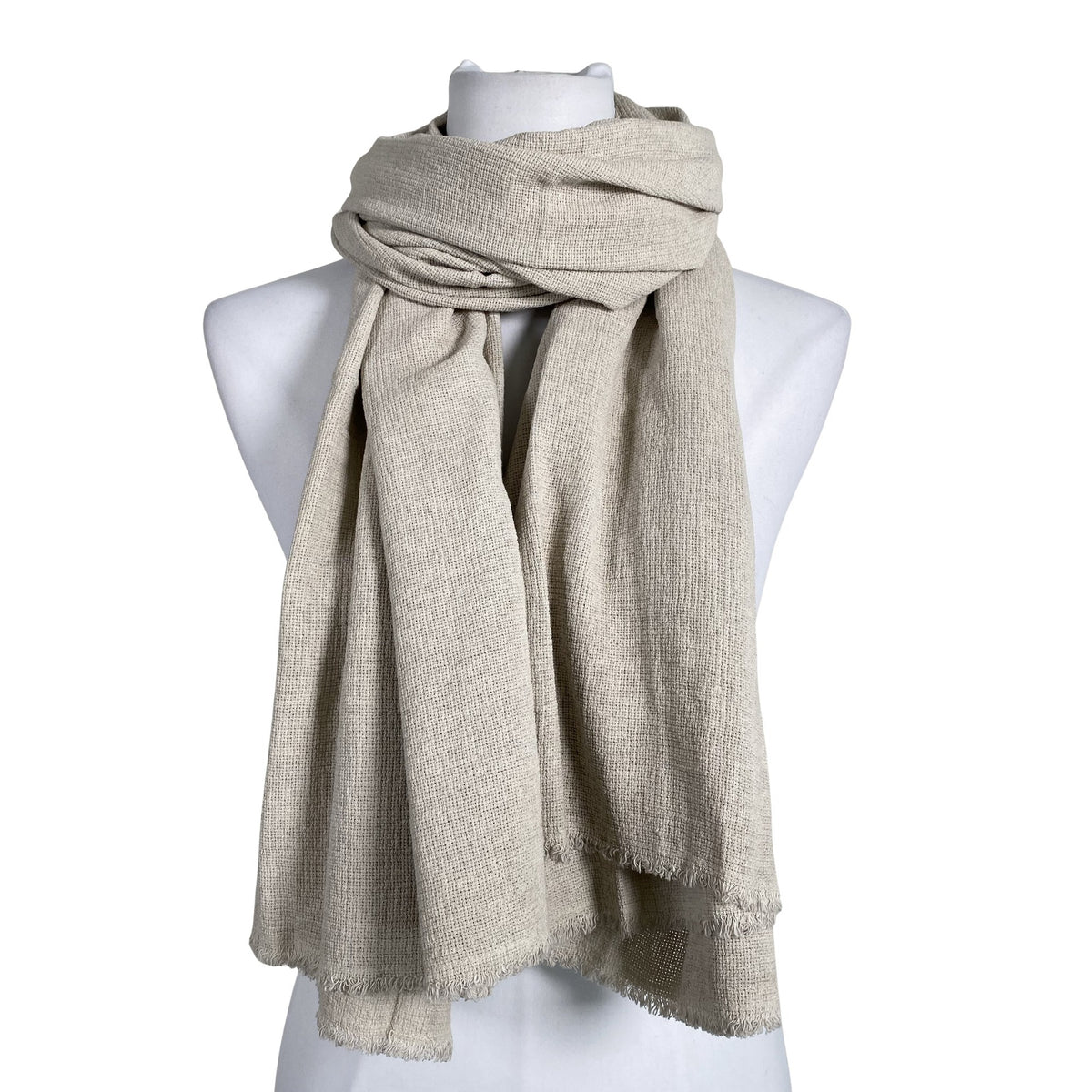 Unisex Bohemiana - Scarf, size Maxi - Beige (1)