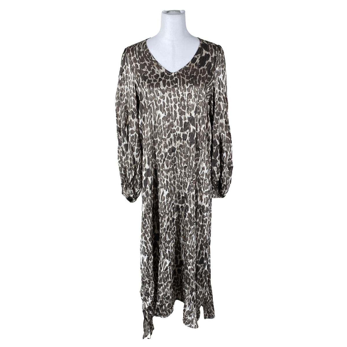 Unisex Karen by Simonsen - Schiffon dress, size 40 - Brown (1)