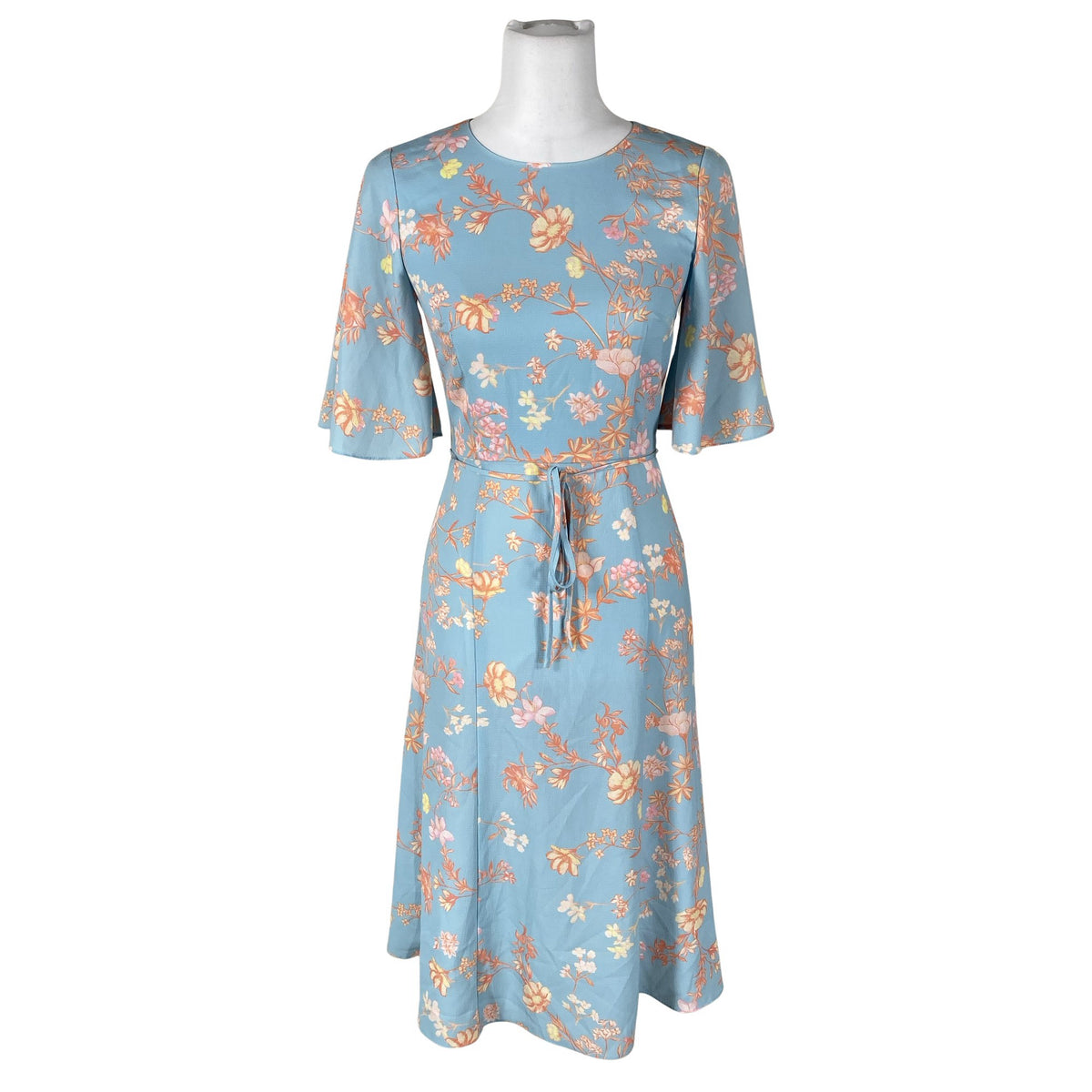 Unisex French Connection - Schiffon dress, size 34 - Light blue (1)