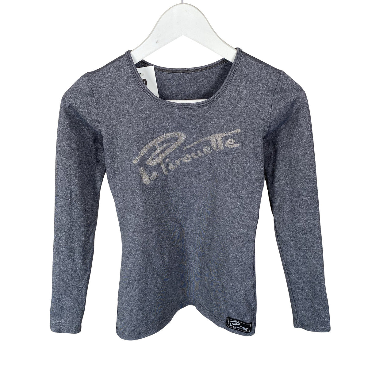 Unisex La Pirouette - Sports shirt, long sleeve, size 146 - 152 - Gray (1)