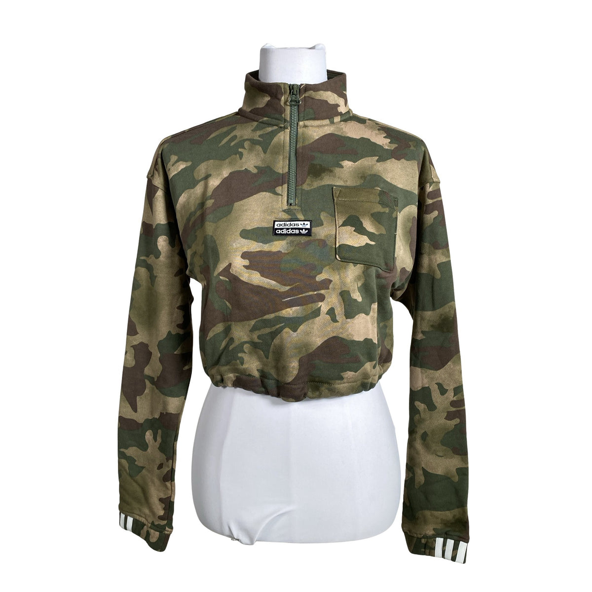 Unisex Adidas - Hoodie, size 34 - Green (1)