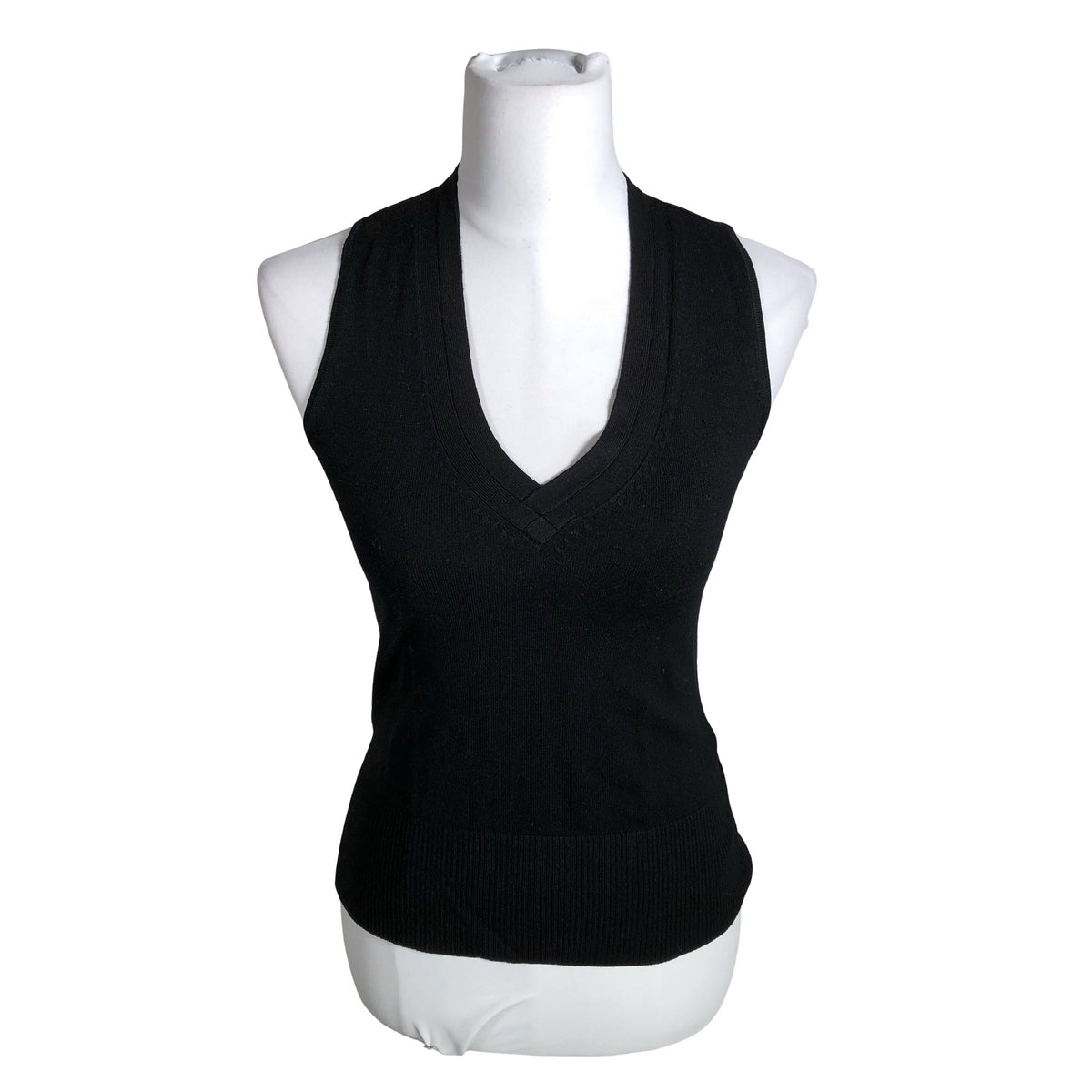 Unisex InWear - Knit vest, size 34 - Black (1)