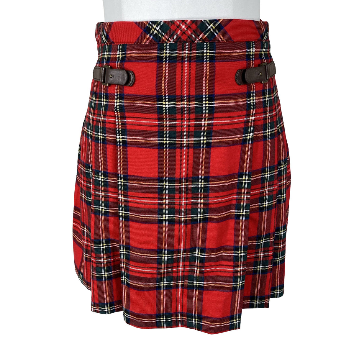 Unisex Esprit - Pleated skirt, size 34 - Red (1)