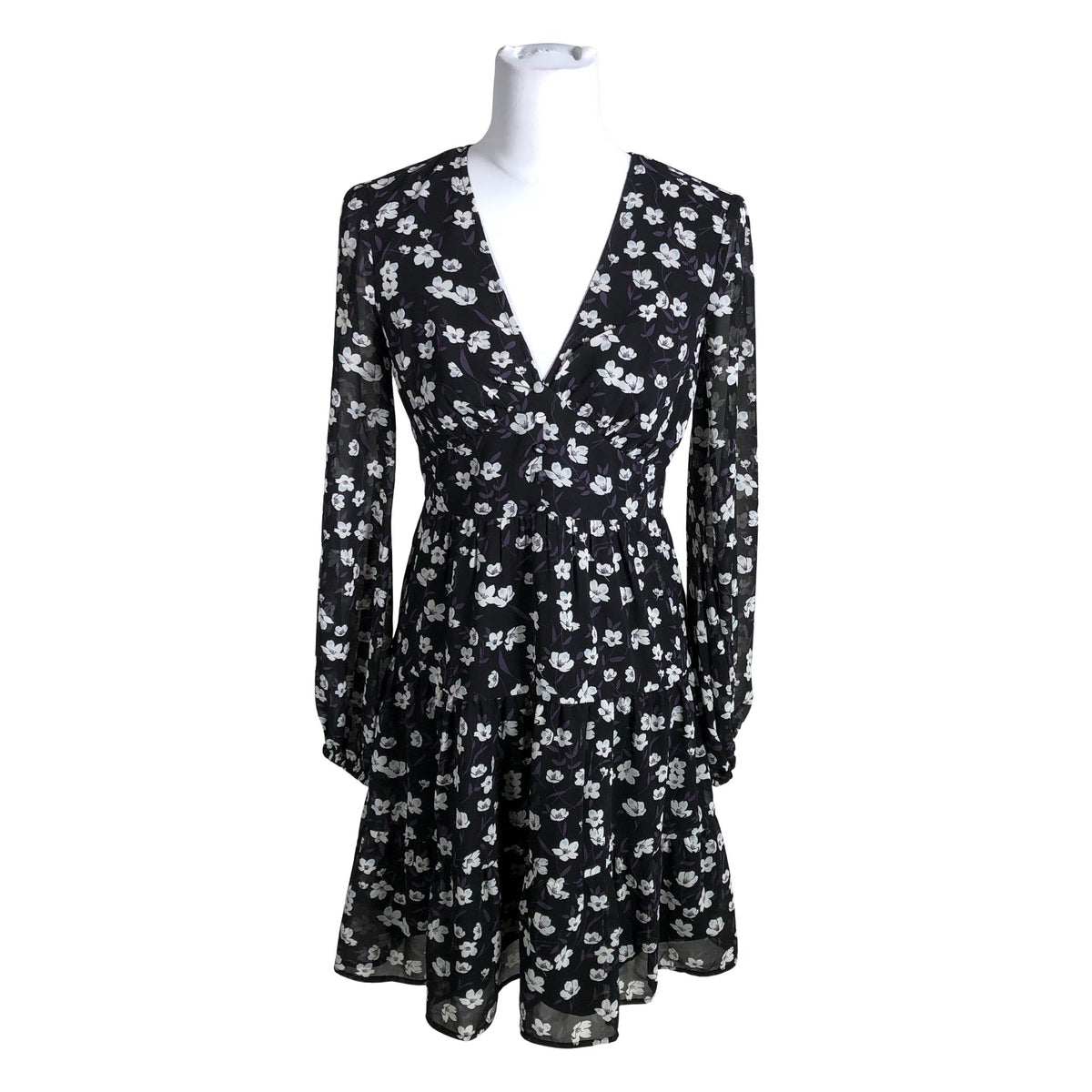 Unisex EDC by Esprit - Schiffon dress, size 36 - Black (1)