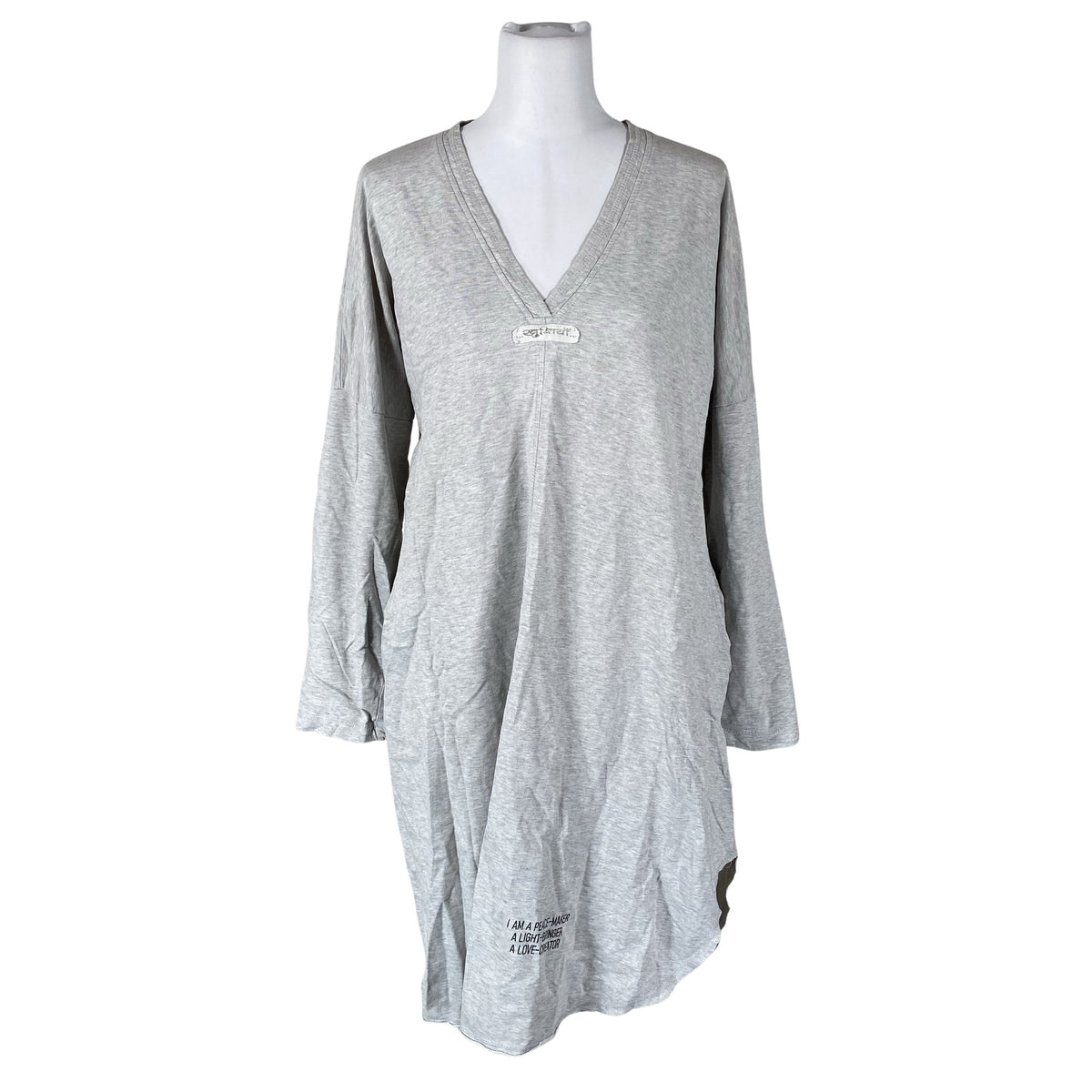 Unisex Agencies turQuoise - Sweatshirt tunic, size 40 - Gray (1)