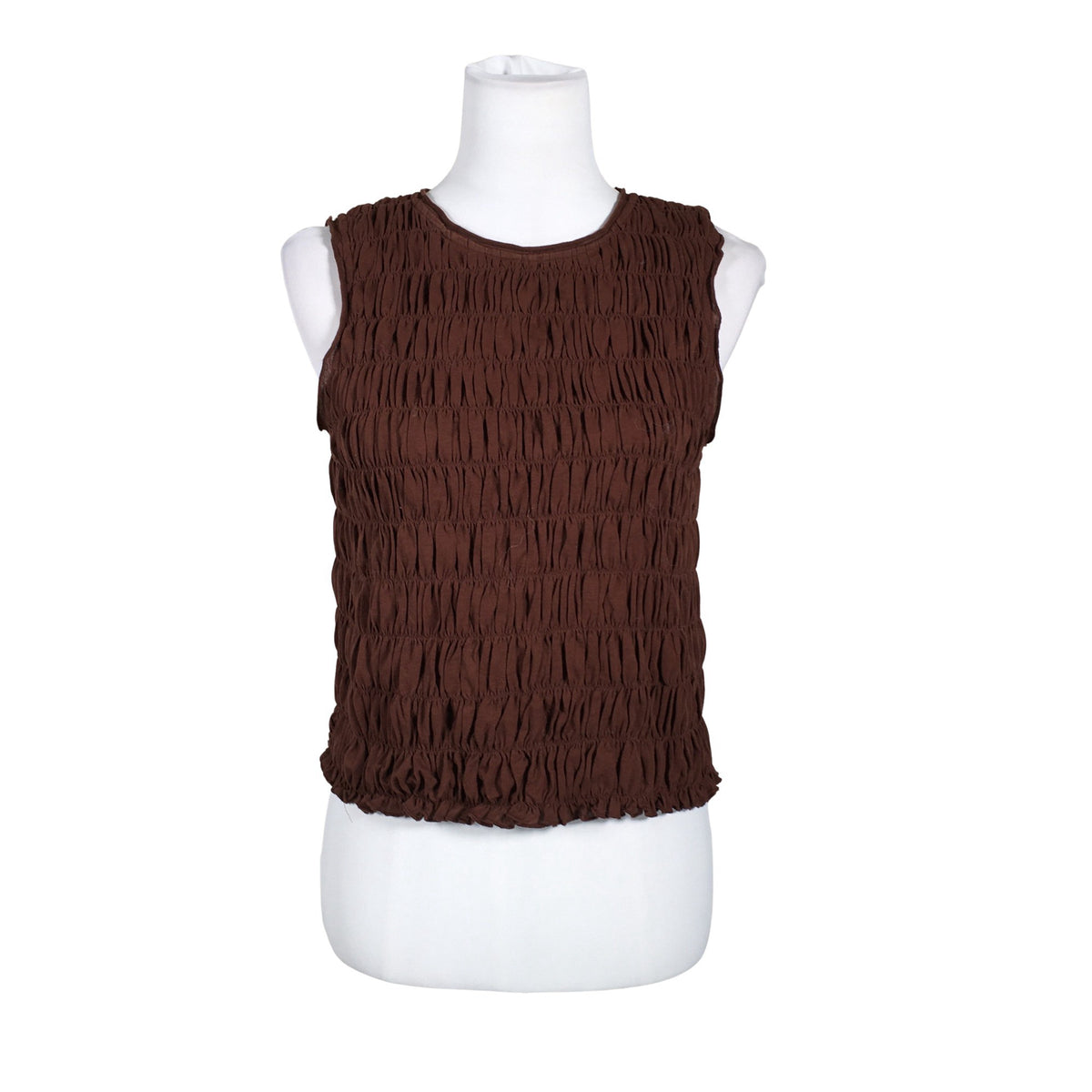 Unisex Massimo Dutti - Top, size 40 - Brown (1)