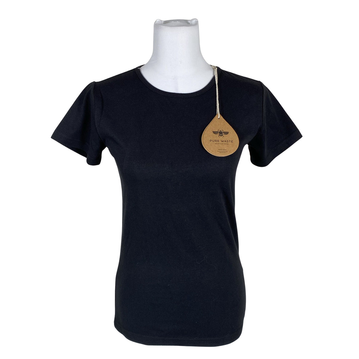 Unisex Pure Waste - T-shirt, size 34 - Black (1)