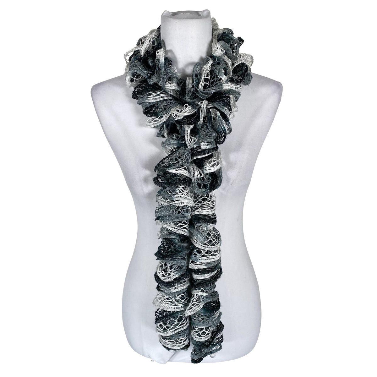 Unisex Handmade - Scarf, size Ei kokoa - Gray (1)